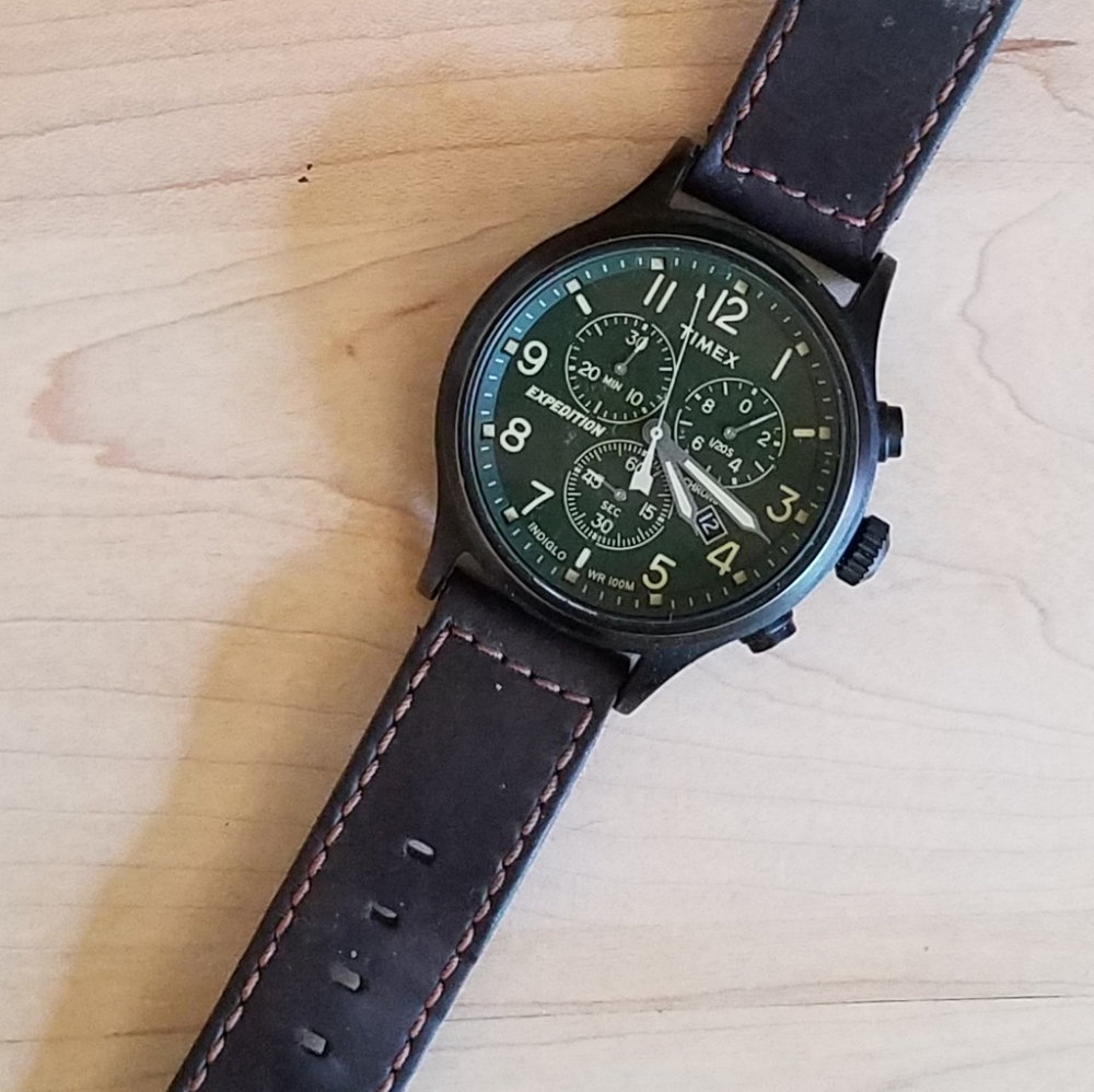 Timex men's expedition chonograph watch